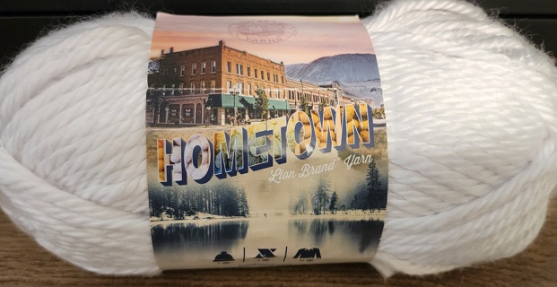 NEW - Lion Brand HomeTown Yarn - "New York White"