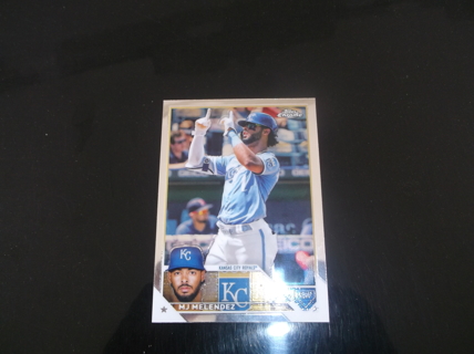 mlb  2023 Topps Chrome     MJ Melendez   card   #   151  Kansas City Royals