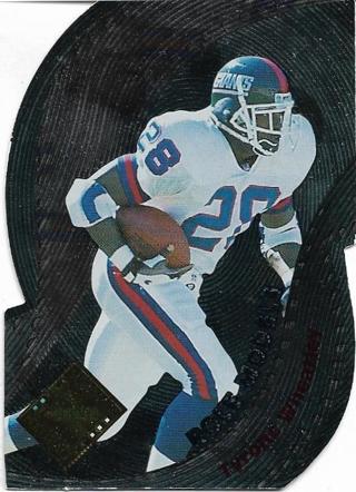 1996 EDGE ADVANTAGE TYRONE WHEATLEY ROLL MODELS DIE CUT INSERT CARD