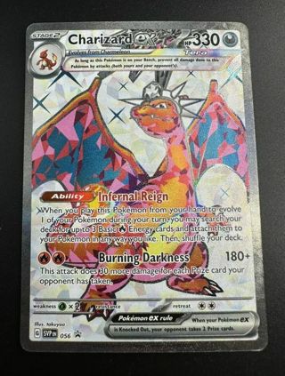Charizard ex SVP 056 Pokemon Scarlet Violet Promo Full Art Card (NM)