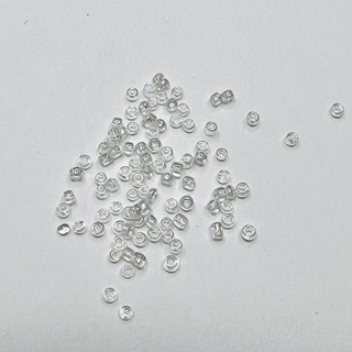 Clear Iridescent 2mm Seed Beads 