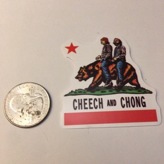 Cheech and Chong sticker read description before bidding 