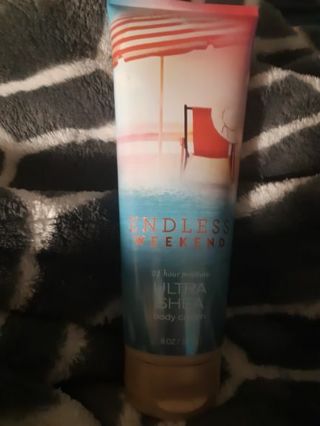 BBW endless weekend body cream