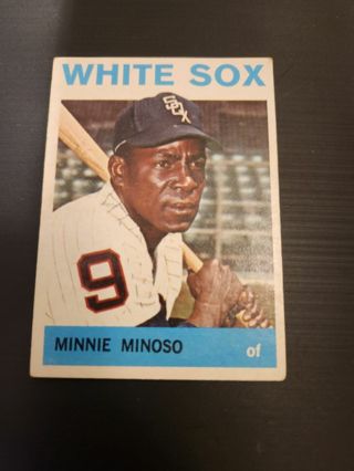 1964 Topps Baseball Minnie Minoso #538 Chicago White sox,VG condition, Free Shipping!