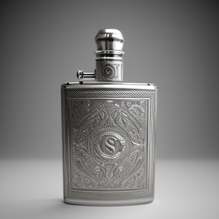 Listia Digital Collectible: Sterling Silver Flask