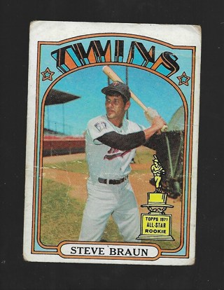 1972 TOPPS STEVE BRAUN #244