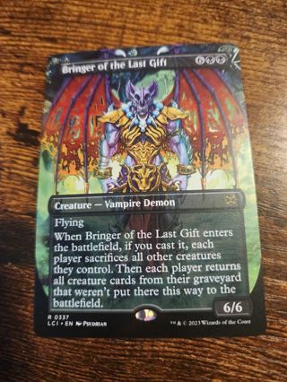 Magic the gathering mtg Bringer of ghe last Gift Anime Borderless Lost Caverns of ixalan