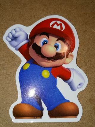 Mario new one nice vinyl lab top sticker no refunds regular mail high quality!