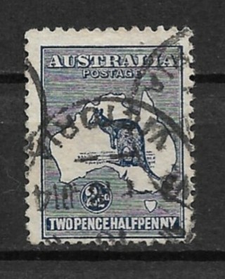 1913 Australia Sc4 2½d Kangaroo used