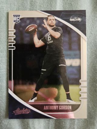 2020 Panini Absolute Rookie Anthony Gordon