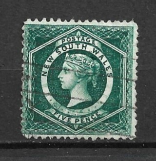 1882 New South Wales Sc65 5p Queen Victoria used. 