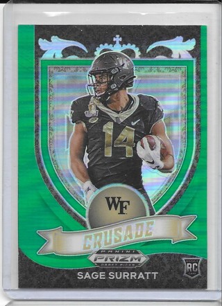 Sage Surratt 2021 Prizm Draft Prizms Green #177