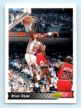  1992-93 Upper Deck Brian Shaw Miami Heat #189