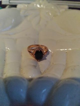 Rose gold plated ring