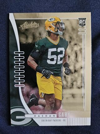 2019 Panini Absolute Rookie Rashan Gary