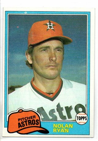 1981 Topps Nolan Ryan #240