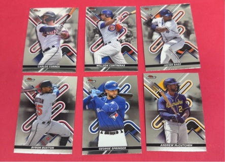 2022 Topps Finest baseball lot