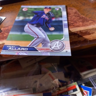 2019 bowman Kolby allard rookie baseball card 