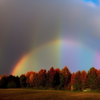 Listia Digital Collectible: Rainbow in Fall