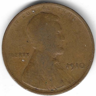 1910 Lincoln Wheat Penny