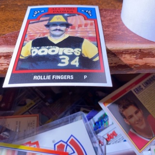 1986 tcma all time padres Rollie fingers baseball card 
