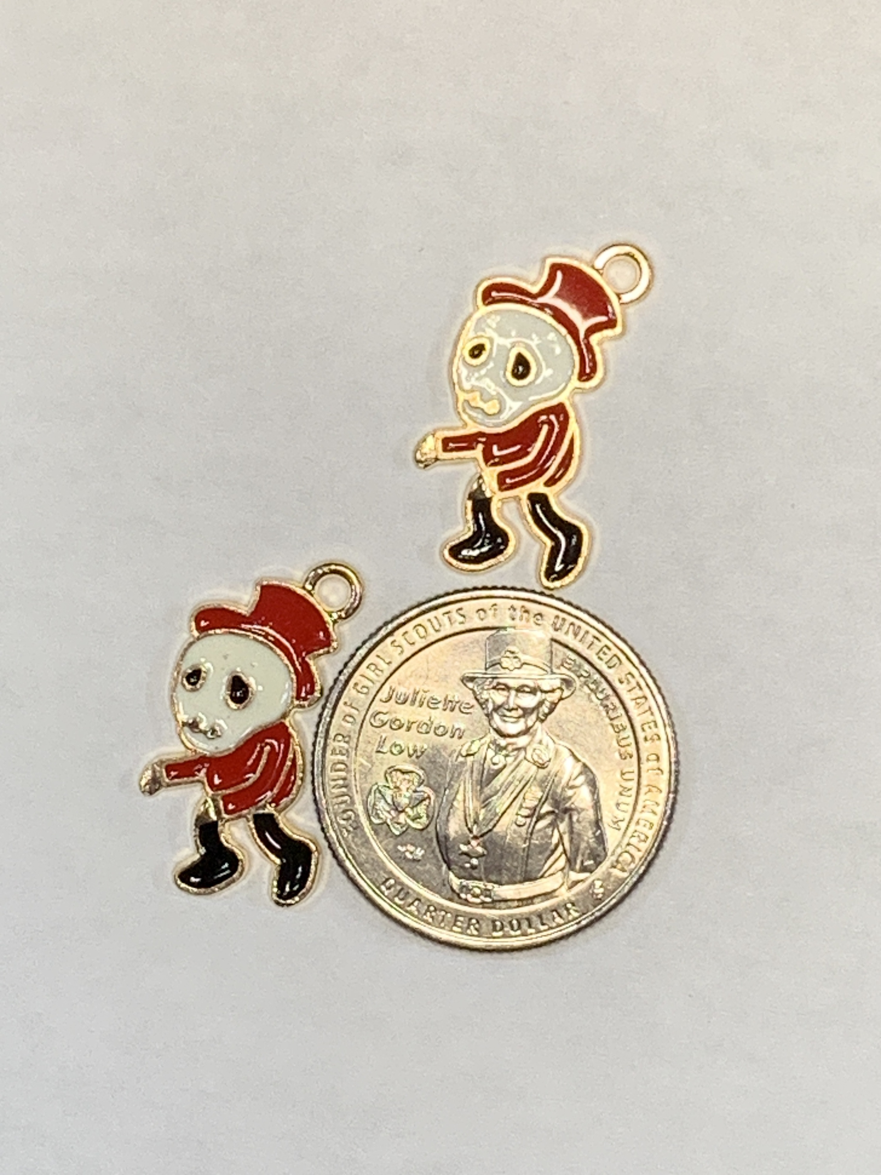 Free: HALLOWEEN CHARMS~#21~SET OF 2 CHARMS~FREE SHIPPING!