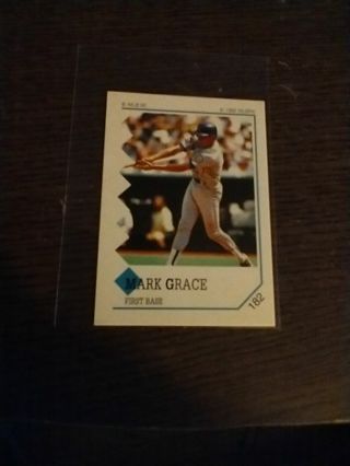 Mark Grace Cubs Topps Mini Card