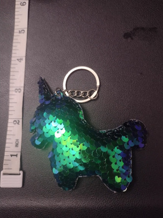 Sequin Unicorn Keychain