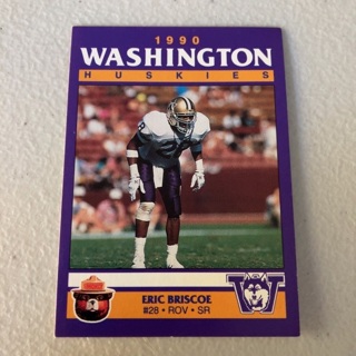 1990 Smokey Bear Washington Huskies - [Base] #_ERBR Eric Briscoe