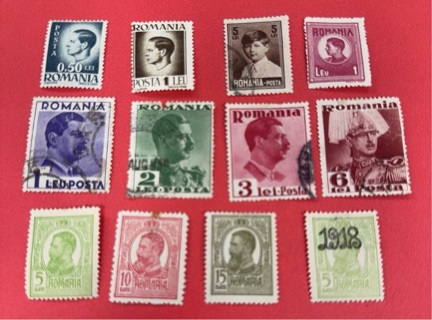 Romania Stamp lot