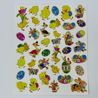 Easter Prismatic Sticker Sheet