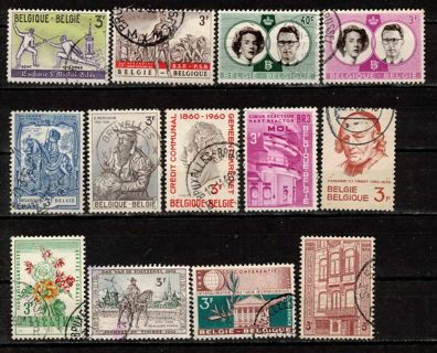 Belgium Commemoratives 1960-63