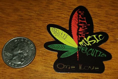 Bob Marley/Rasta/Reggae Sticker (#34)
