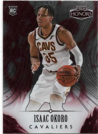 2020-21 HONORS ISAAC OKORO ROOKIE CARD