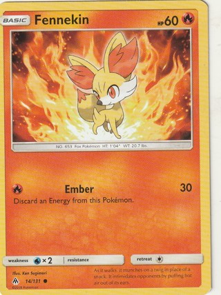 Pokemon Card: Fennekin