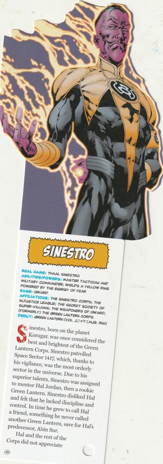 Fandex, DC Comics Card: Very Unusual Shape: SINESTRO