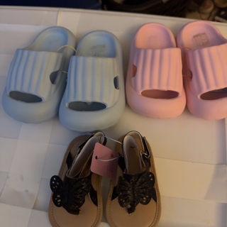 NEW 2 pairs of Toddlers shoes  & 1 infant 