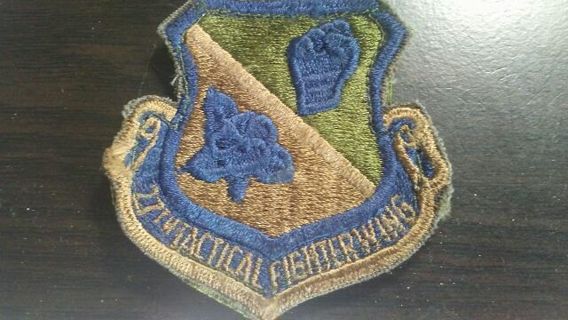 RARE 27TH TACTICAL FIGHTER WING PATCH. UNITED STATES MILITARY. SEE PICS FOR CONDITION.
