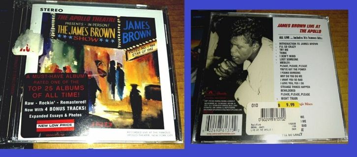 Sealed CD JAMES BROWN Live At The Apollo Limited NEW Audio Music