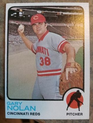 1974 T.C.G. GARY NOLAN CINCINNATI REDS BASEBALL CARD# 260