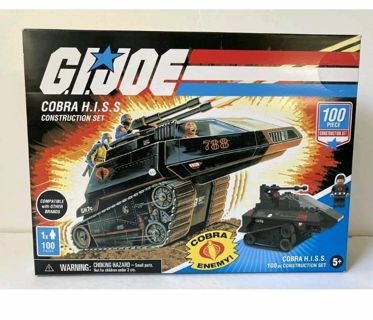 Hasbro GI Joe COBRA HISS 100 Piece Construction Set (brand new)