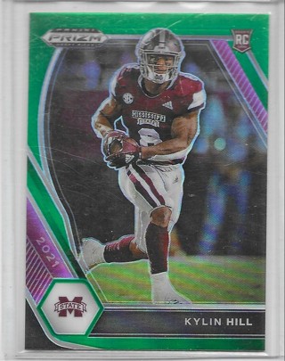 Kylin Hill 2021 Prizm Draft Prizms Green #118