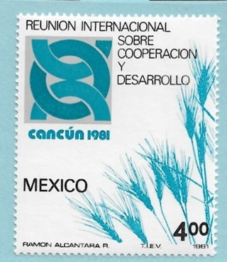 1981 Mexico Sc1256 Intl. Meeting on Cooperation and Development MNH