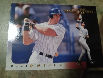 1997 PINNACLE XPRESS PAUL O'NEILL NEW YORK YANKEES BASEBALL CARD# 43