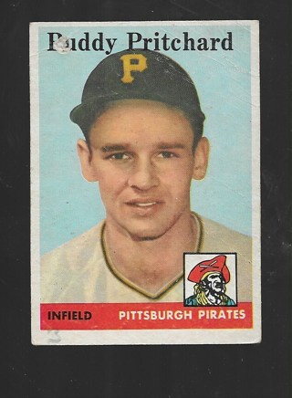 1958 TOPPS BUDDY PRITCHARD 