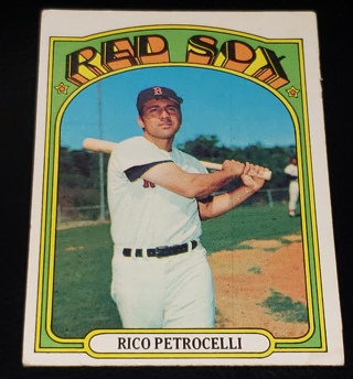 1972 ⚾ Topps Baseball card #30 Rico Petrocelli  ⚾ Boston Red Sox Vintage