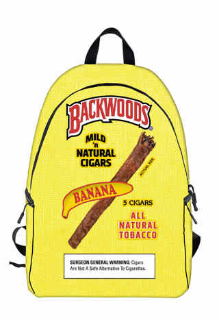BACKWOODS CIGAR Banana SHOULDER STRAP BACKPACK 
