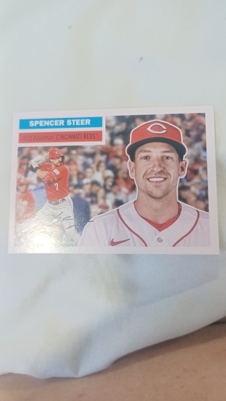 23 Topps Archives Spencer Steer RC Rookie Card