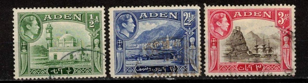 Aden Stamps with King George 6