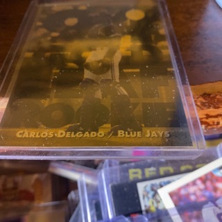 1994 leaf gold leaf rookie carlos Delgado baseball card 